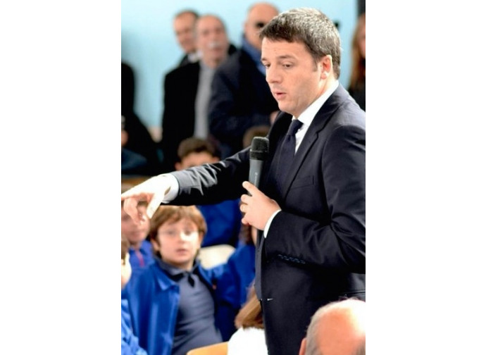 Il premier Renzi